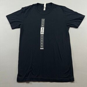 Bella+Canvas T-Shirt Men's S Black Graphic Print Short Sleeve Crew Neck Pullover